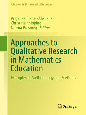 cover image of Approaches to Qualitative Research in Mathematics Education